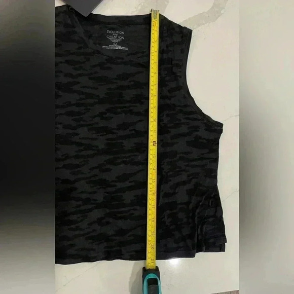 Women's Evolution and Creation Cropped Tank Top Size Large - Picture 4 of 5